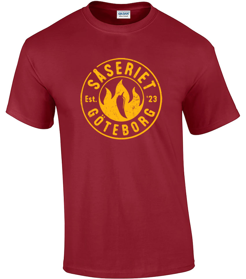 NY! T-shirt logo - Röd