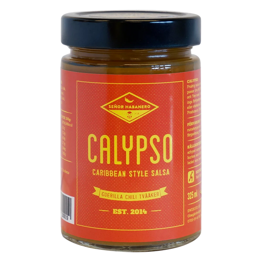 Calypso karibisk salsa, 325ml - Señor habanero - KORT DATUM!