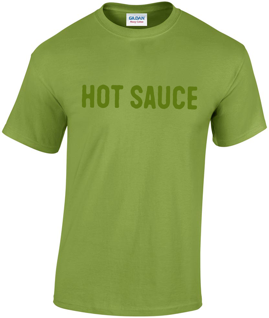 NY! T-shirt - 'HOT SAUCE' - Green jalapeño style